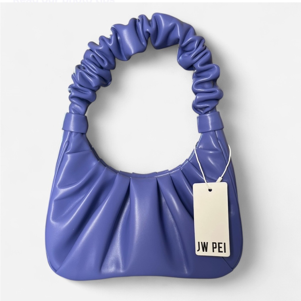 JW Pei Gabbi Ruched Hobo Handbag Cornflower